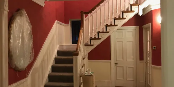 Before 1 bending staircase