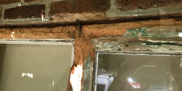 7 broken window frame