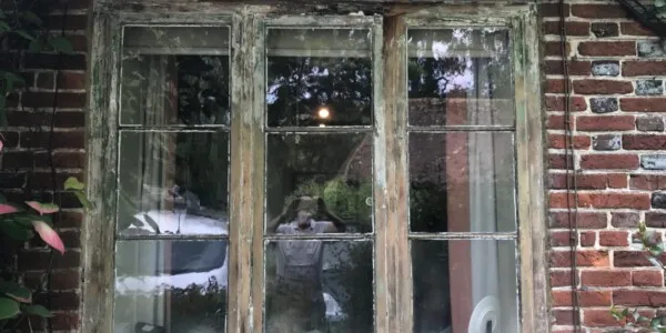 11 molded frame on French windows